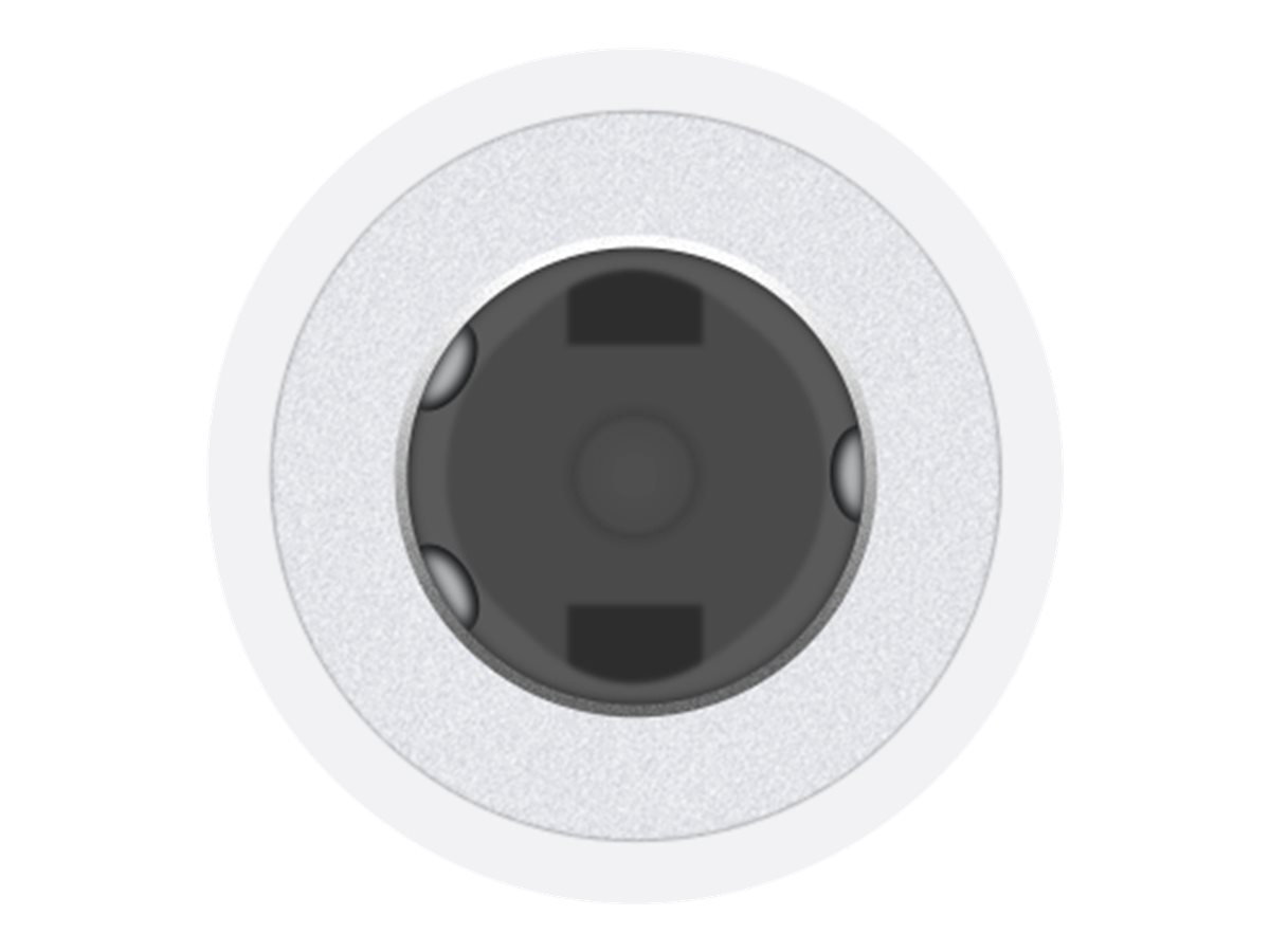 Apple Lightning auf 3,5 mm Kopfhöreranschluss Adapter, Weiß