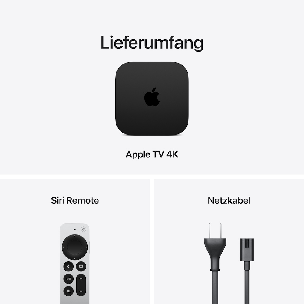 Apple TV 4K 2026, Schwarz