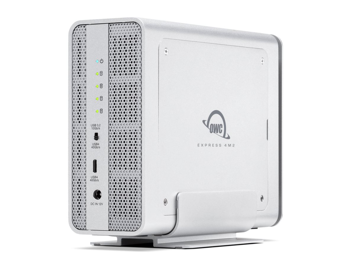 OWC Express 4M2 Solid State Drive Array, Silber, 4 Schächte