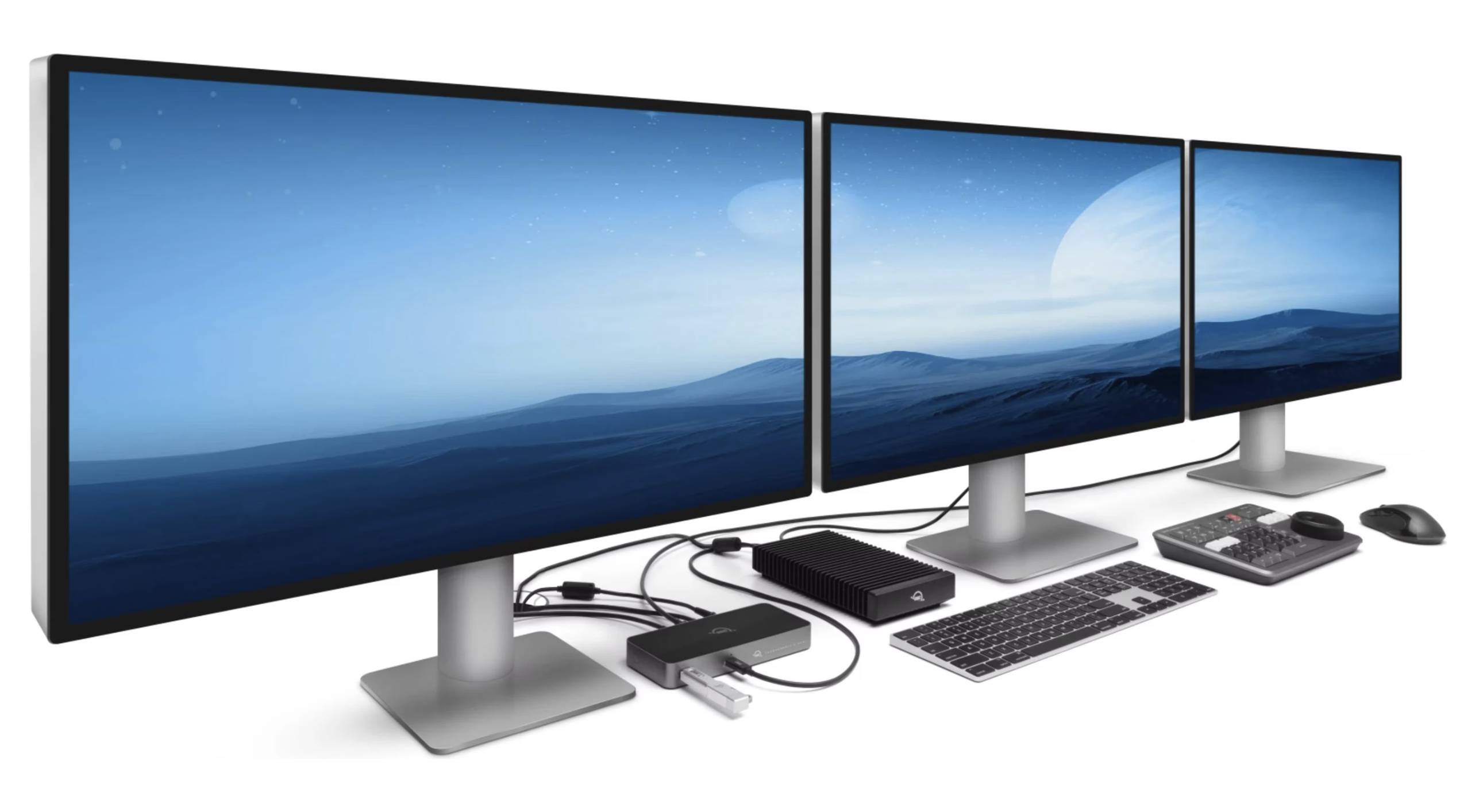 OWC TB5HUB5P Thunderbolt Hub (5 in 1), Space Grau