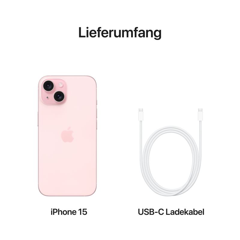 iPhone 15, Pink, 512GB