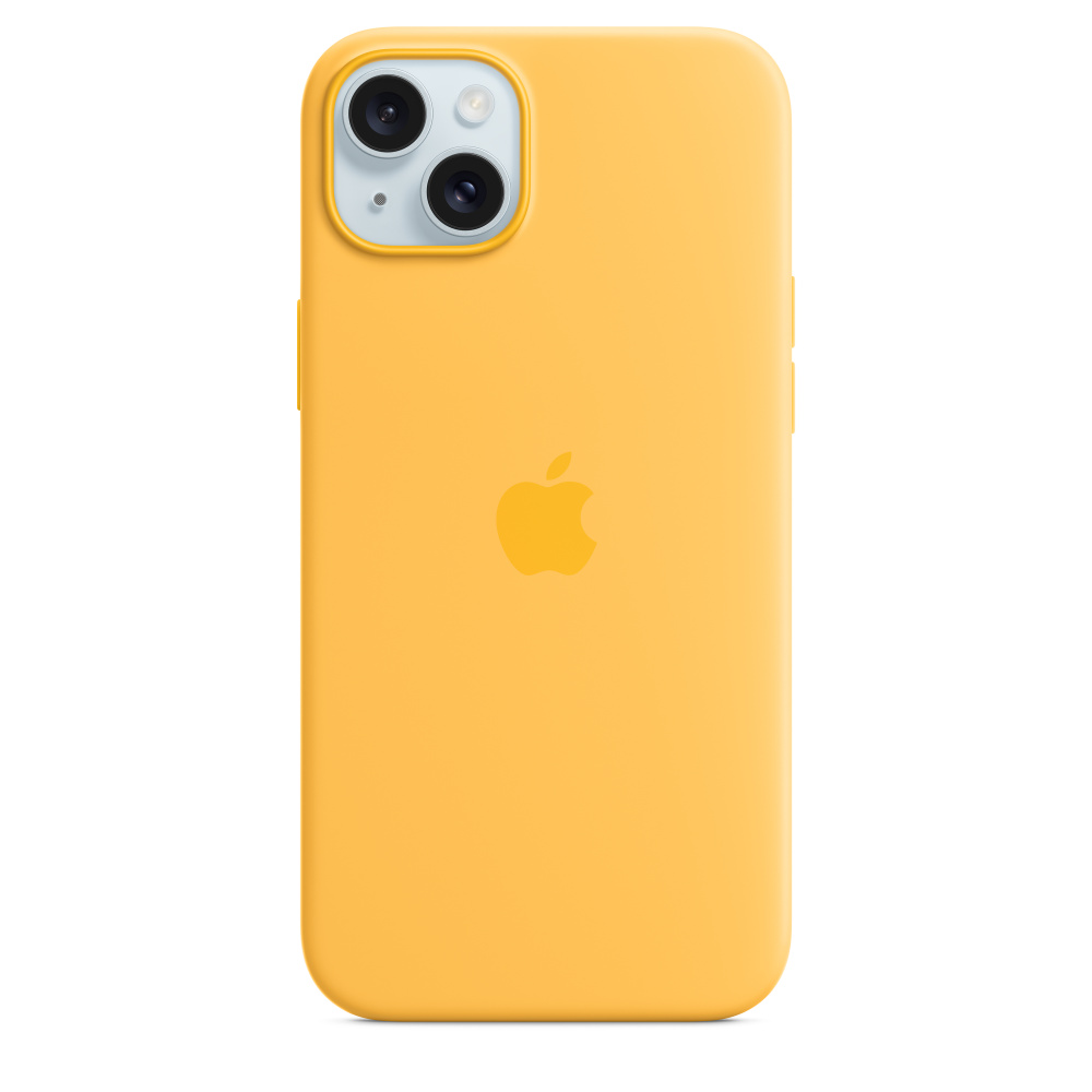 Apple iPhone 15 Plus Silikon Case mit MagSafe