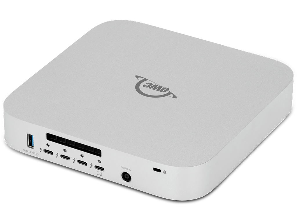 OWC Studio Stack Thunderbolt 5 Stapelbares Erweiterungsgehäuse, Weiß, 8TB