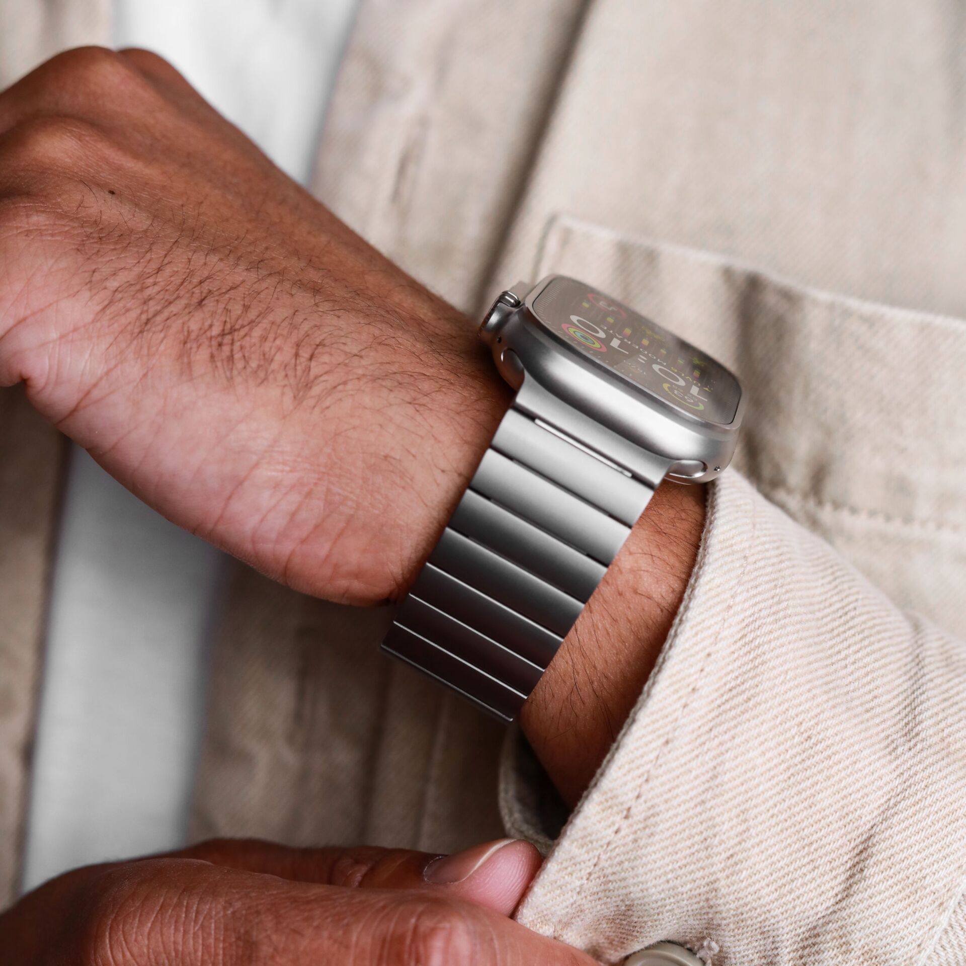 Vonmählen Link Bracelet Pro Titanium für Apple Watch