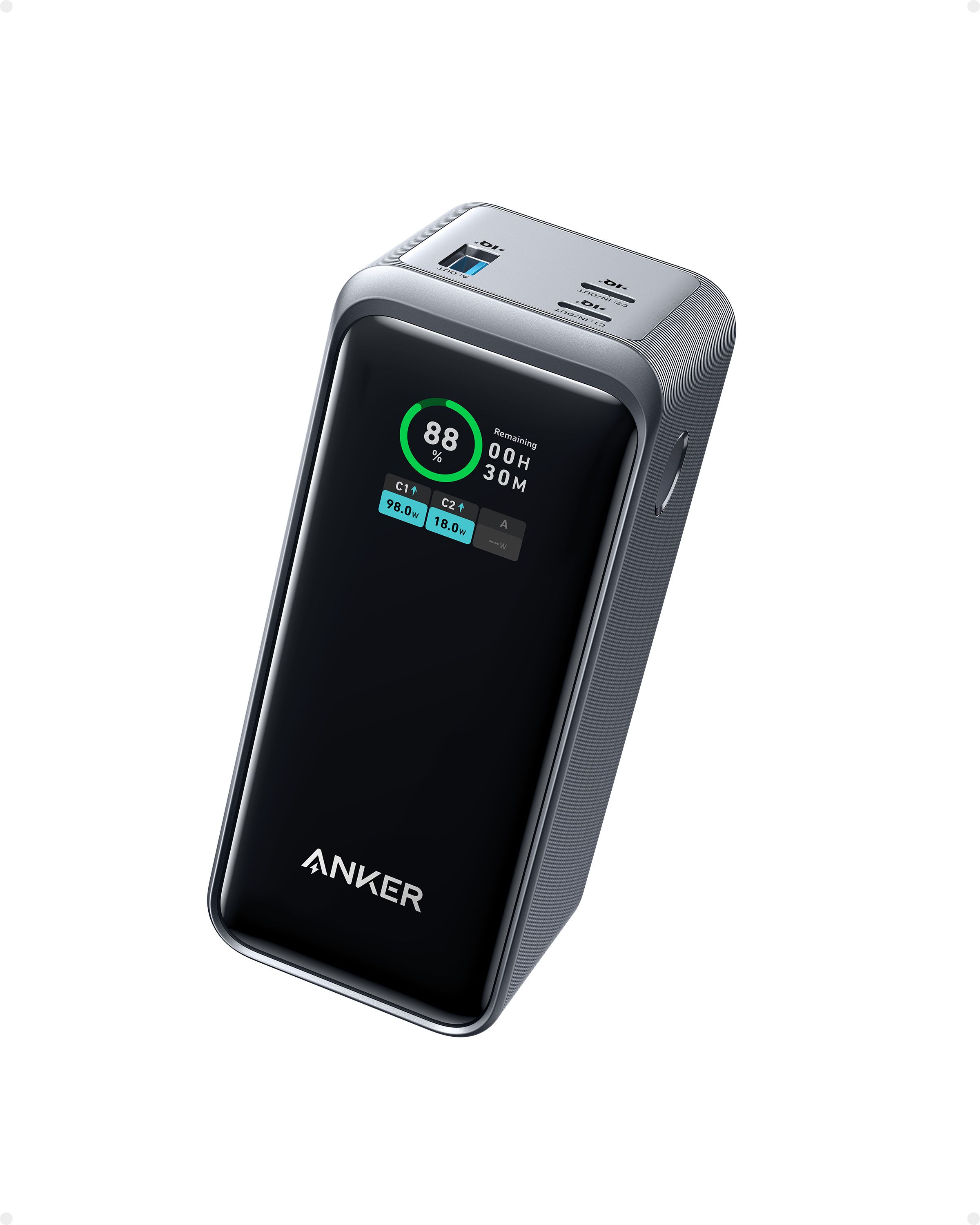 Anker Prime Powerbank, Schwarz, USB-C, USB-A, 20.000 mAh
