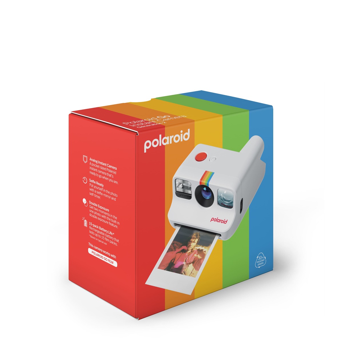 Polaroid Go Generation 2 Sofortbildkamera, Weiß