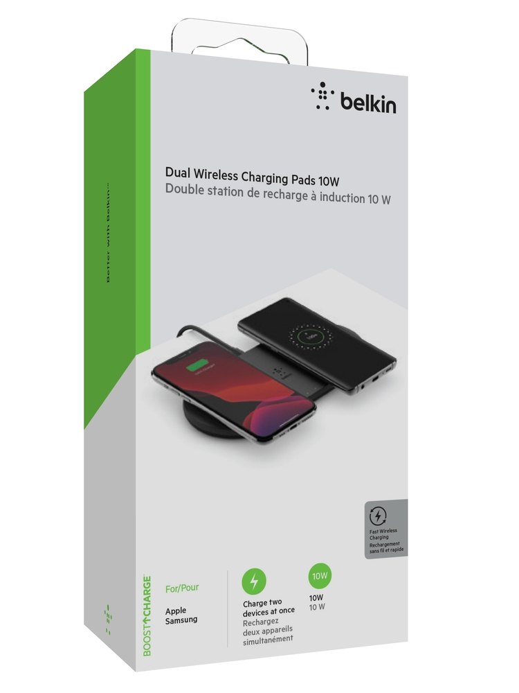 Belkin BOOST CHARGE Qi Wireless Dual Ladepad inkl. Netzteil