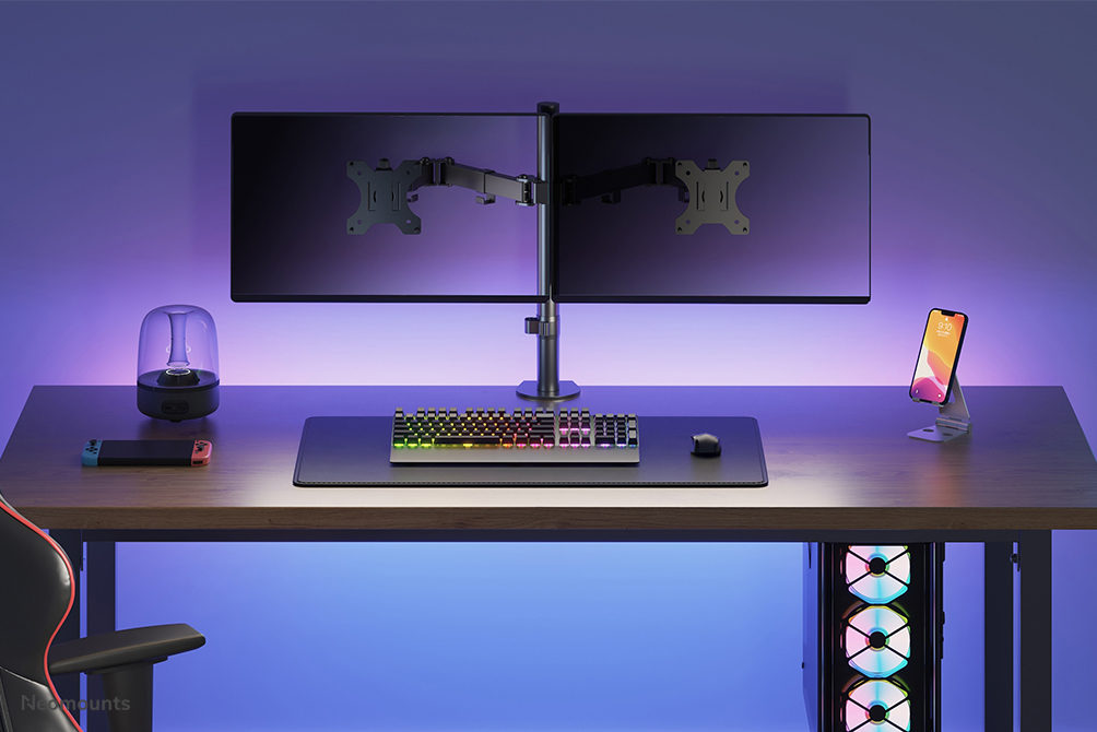 Neomounts FPMA-D550DBLACK Halterung für zwei 10"- 32" Monitore