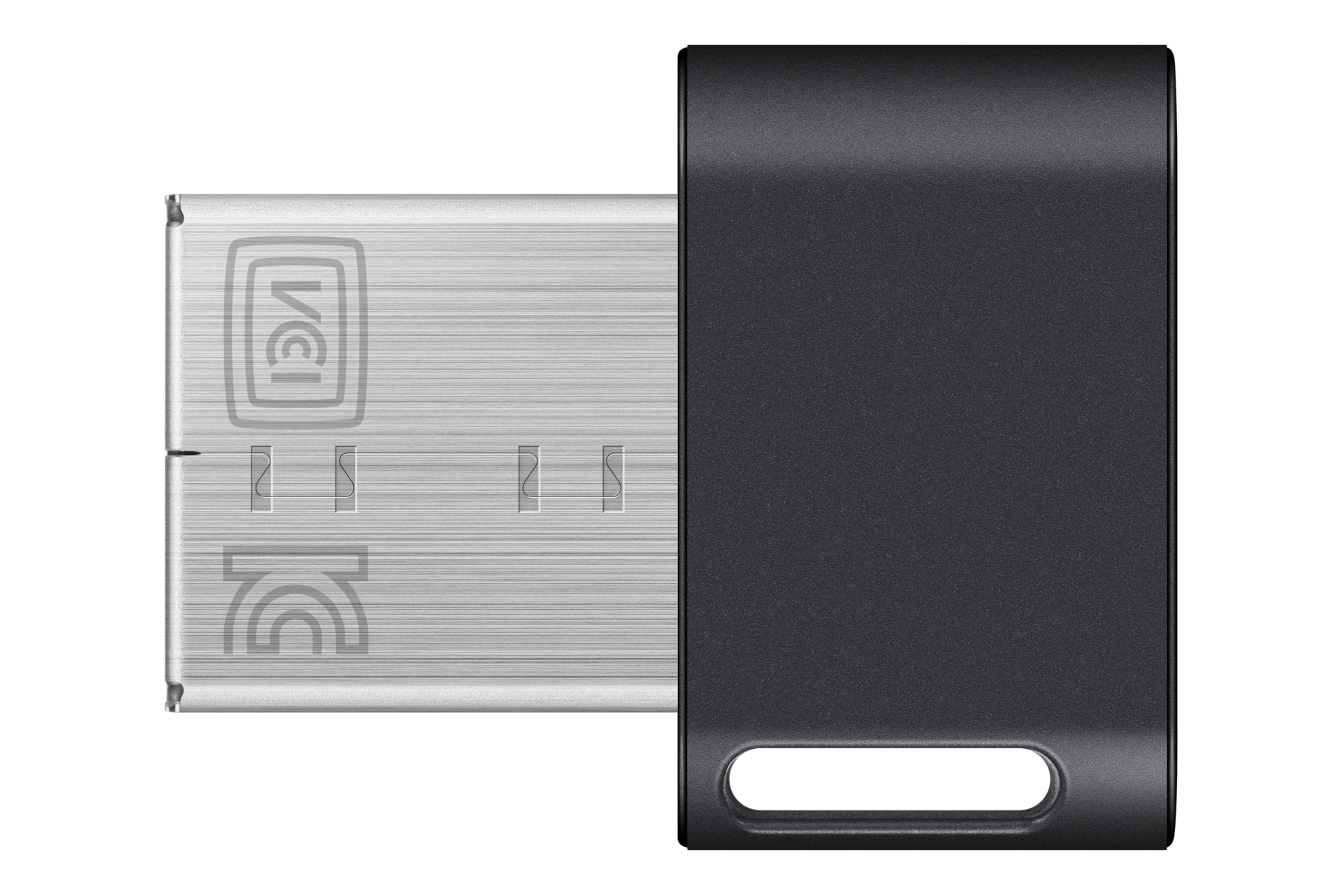 Samsung FIT Plus USB Stick, Silber/Schwarz, 64GB