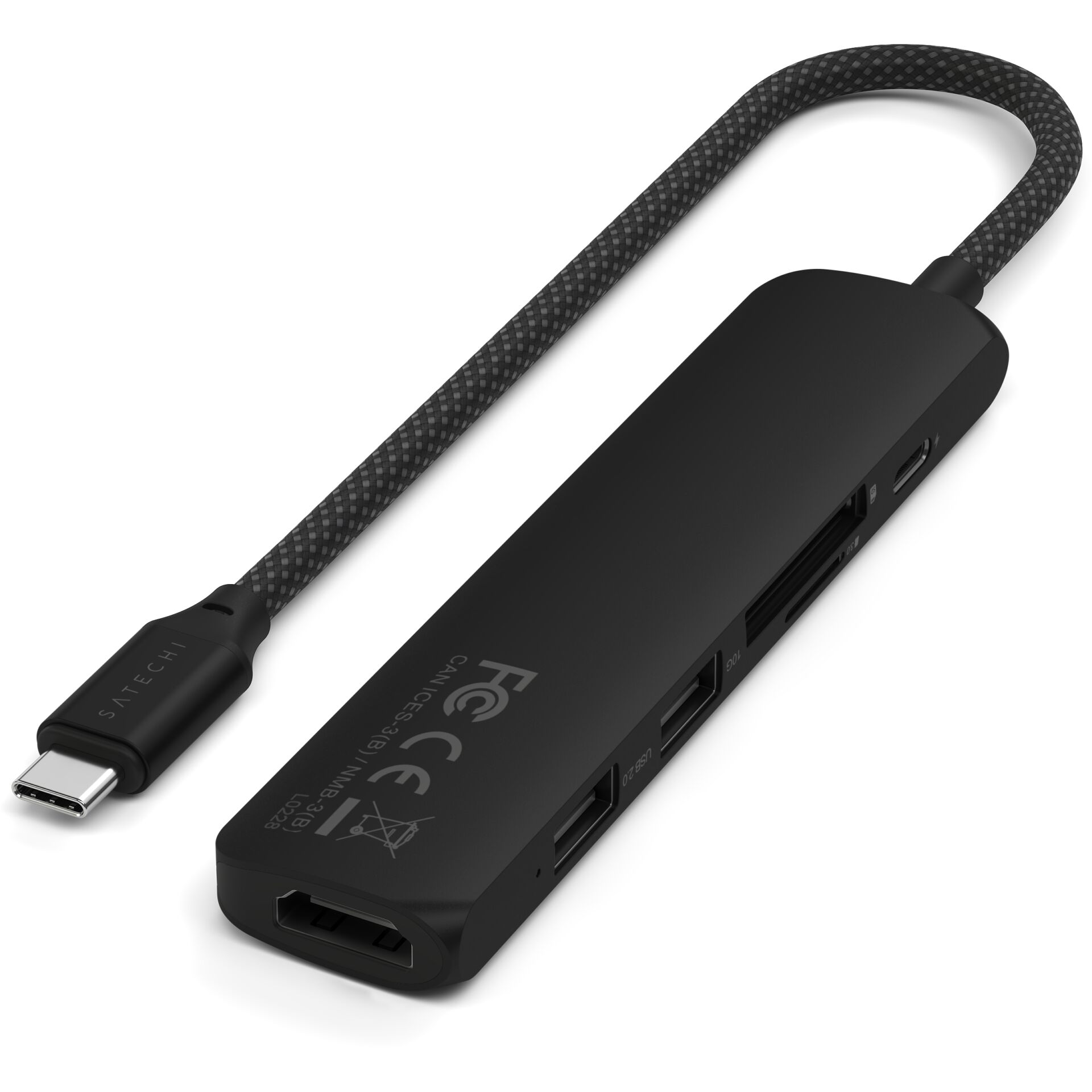 Satechi USB-C Slim Multi-Port Hub (6 in 1 Adapter)