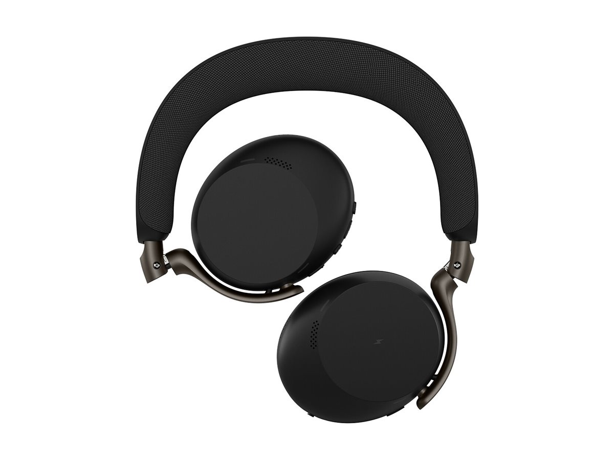 Jabra Evolve3 75 UC On Ear Bluetooth Headset mit Mikrofon, Schwarz, Bluetooth, USB-A