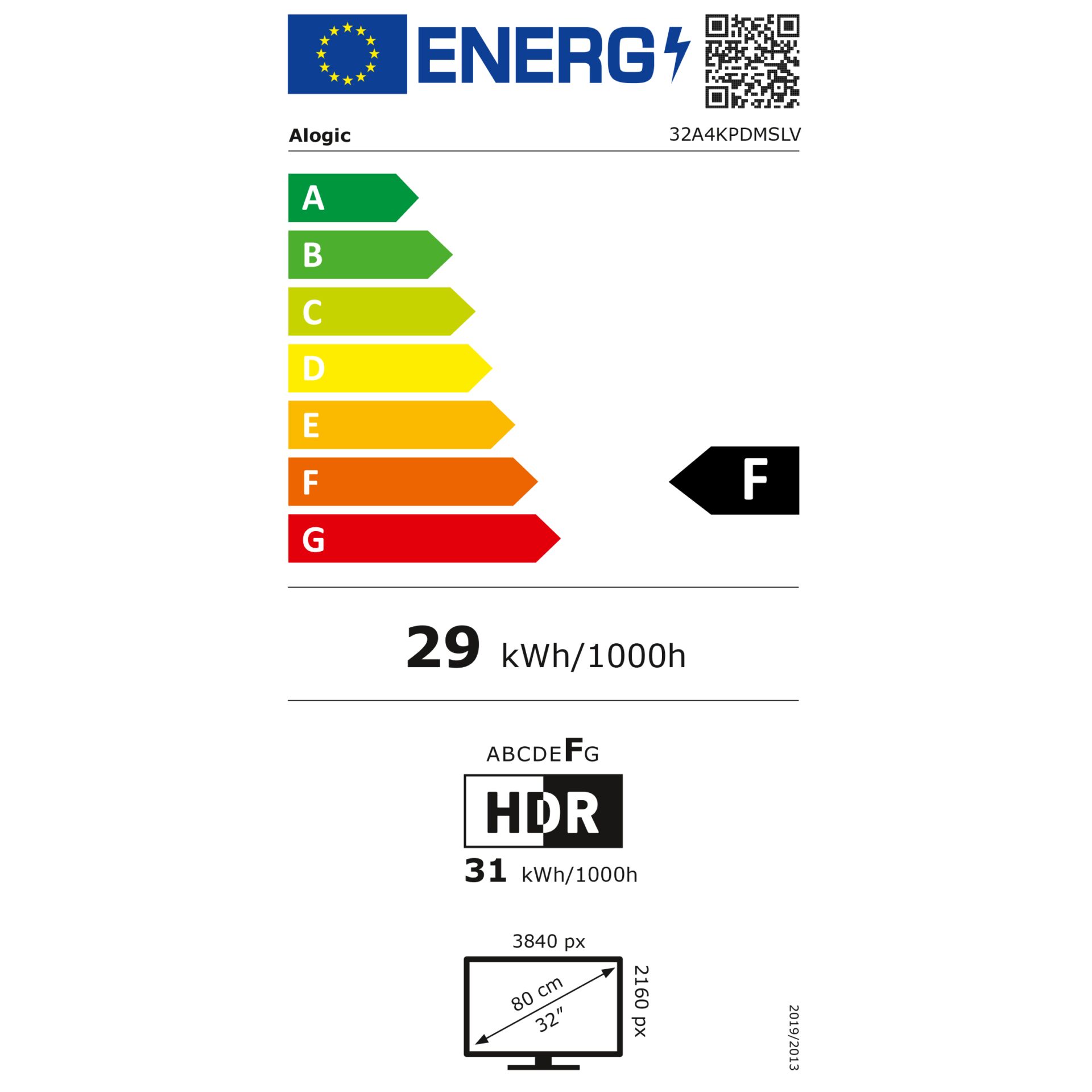 Alogic ASPEKT 32" UHD Monitor Matt, Silber, 3840 x 2160 (4K UHD), Flat