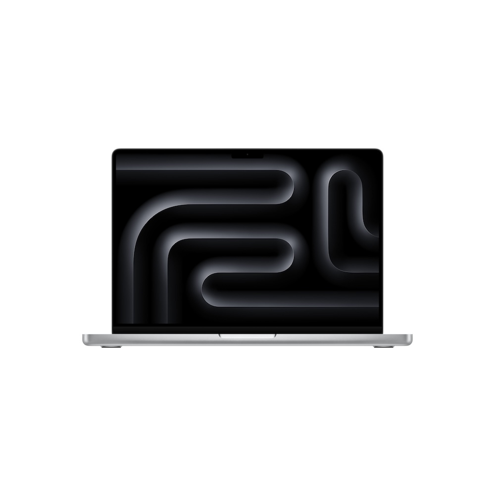 MacBook Pro 14" M6, Silber, M6 (12-CPU/12-GPU), 32GB, 2TB, Display mit Nanotexturglas, Englisch International, 96W USB-C Power Adapter