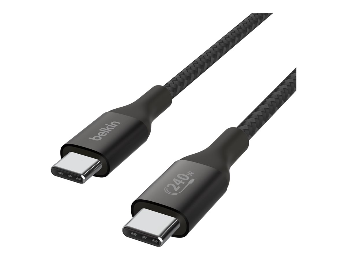 Belkin USB-C auf USB-C Kabel, Schwarz, 2m, 240W