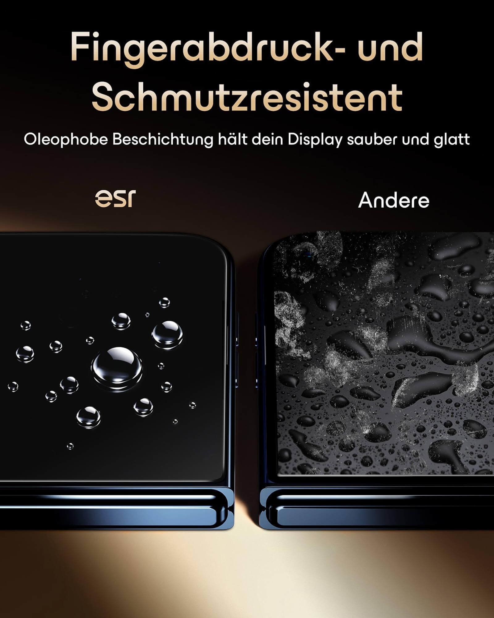 ESR Displayschutzglas für iPhone Duo