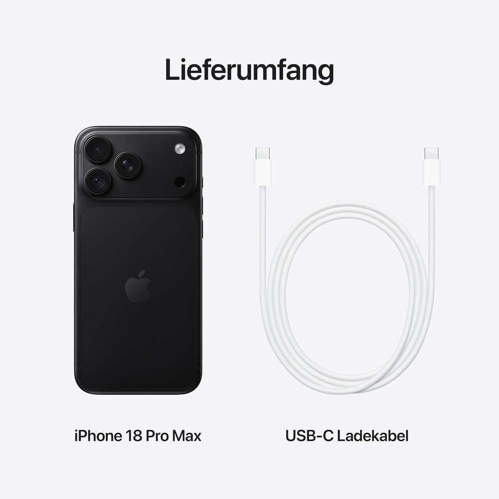 iPhone 18 Pro, Schwarz, iPhone 18 Pro Max, 256GB