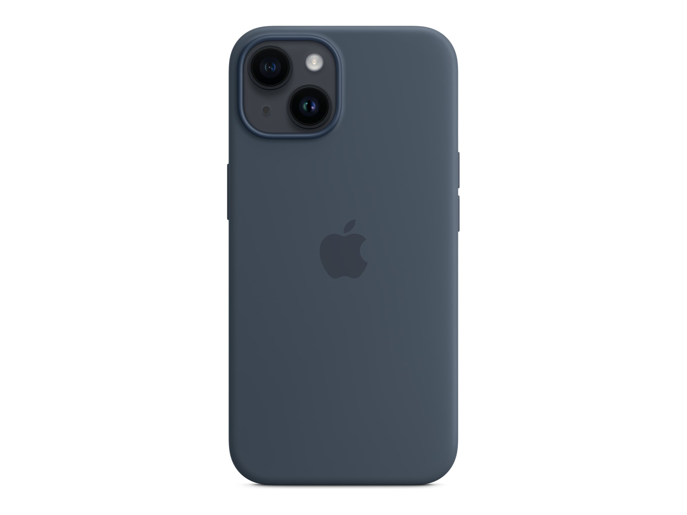 Apple iPhone 14 Silikon Case mit MagSafe, Sturmblau