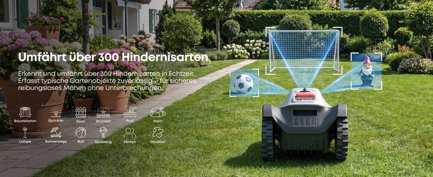 eufy Mähroboter C15 Solo, Grau