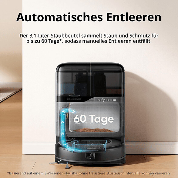 eufy Robot Vacuum Omni C20 Beutellos