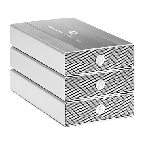 OWC Mercury Elite Pro HDD / SSD Gehäuse, Silber, USB-A