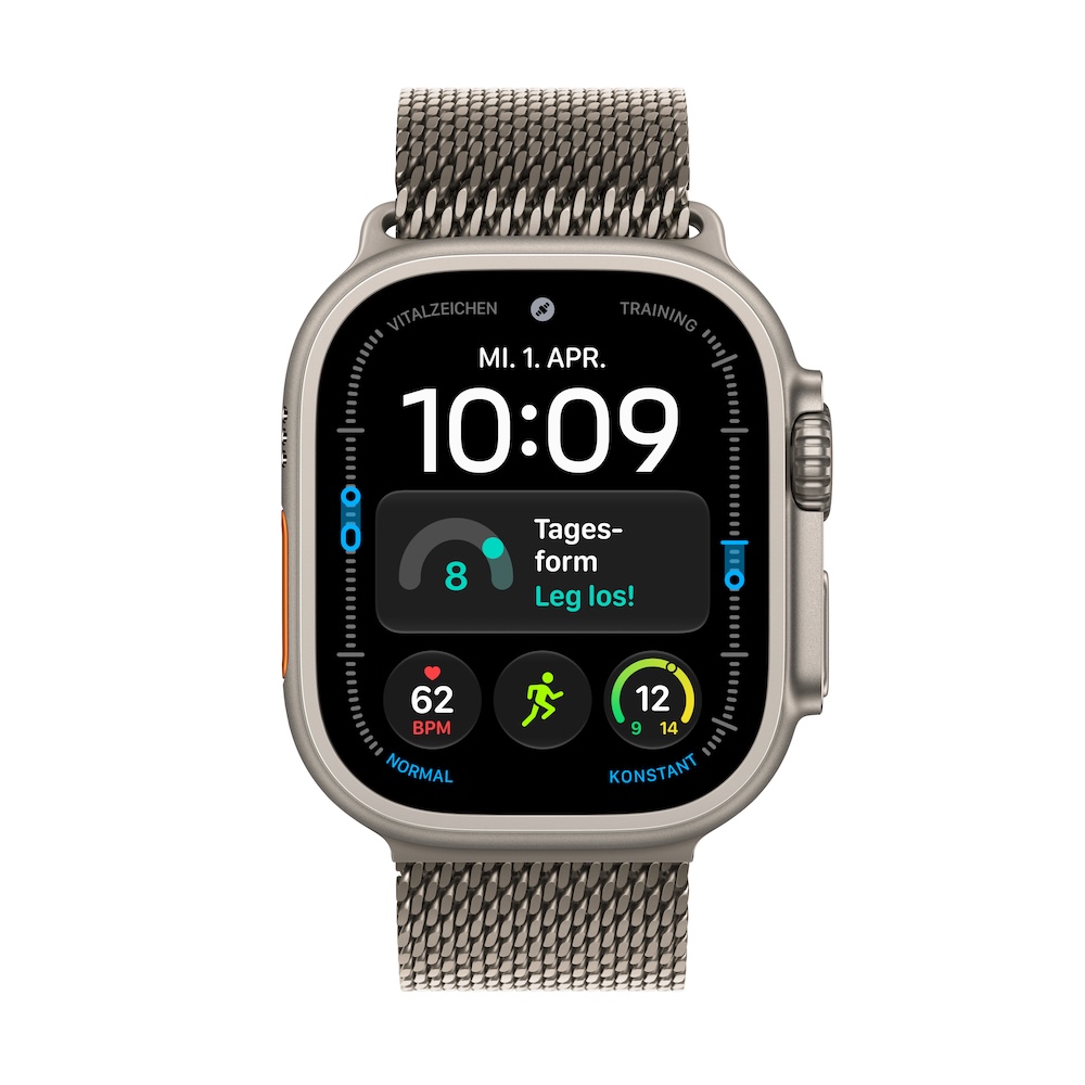 Apple Watch Ultra 4 Milanaise Armband Titan