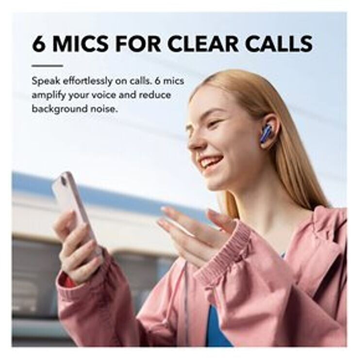 ANKER Soundcore Liberty 4 NC In-Ear Kopfhörer, Blau, Kabellos