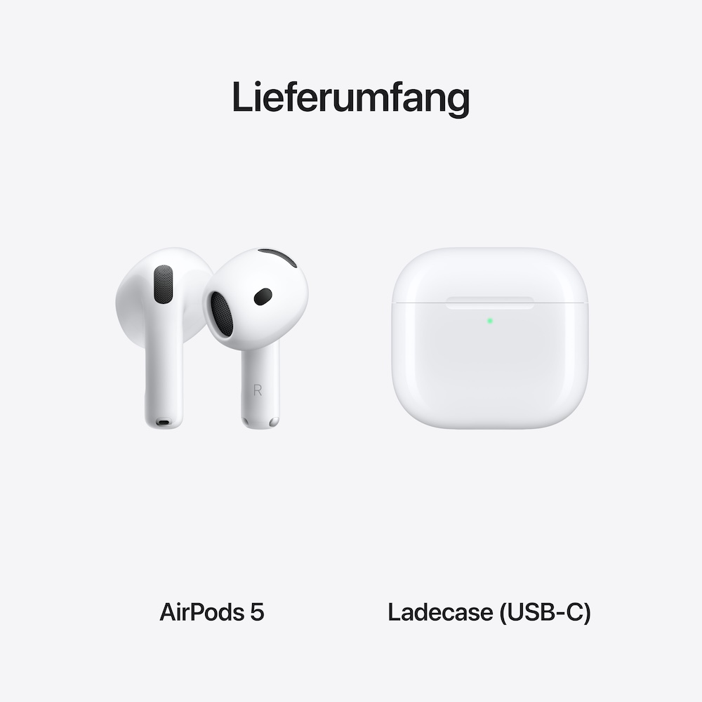 Apple AirPods (5. Generation) mit kabellosem Ladecase