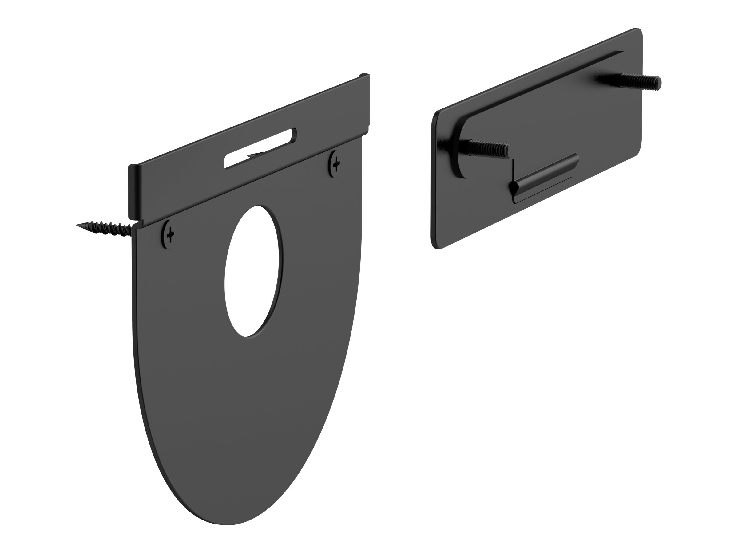 Logitech Tap Wall Mount Montagekit für Videokonferenz-Controller, Schwarz, Videokonferenzsysteme