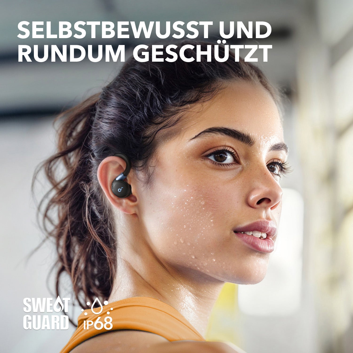 Anker Soundcore Sport X20 Kopfhörer, Schwarz, In-Ear, Kabellos