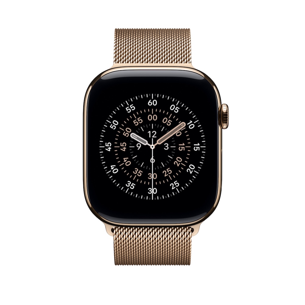 Apple Milanaise Armband, Gold, 46mm, M/L