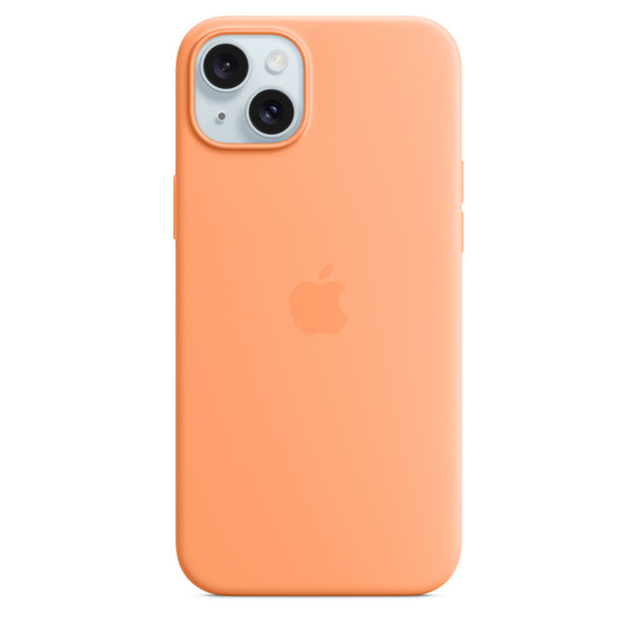Apple iPhone 15 Plus Silikon Case mit MagSafe