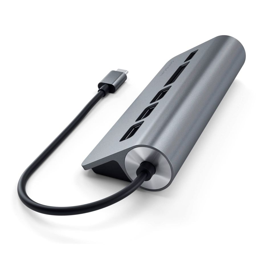 Satechi Type-C Aluminum USB Hub & Card Reader (5 in 1)