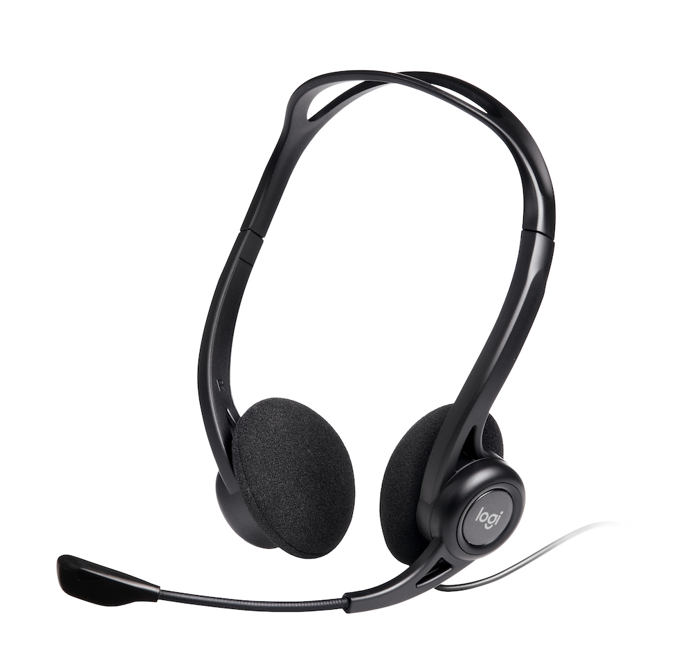 Logitech 960 USB Headset, Schwarz, On-Ear, Kabelgebunden