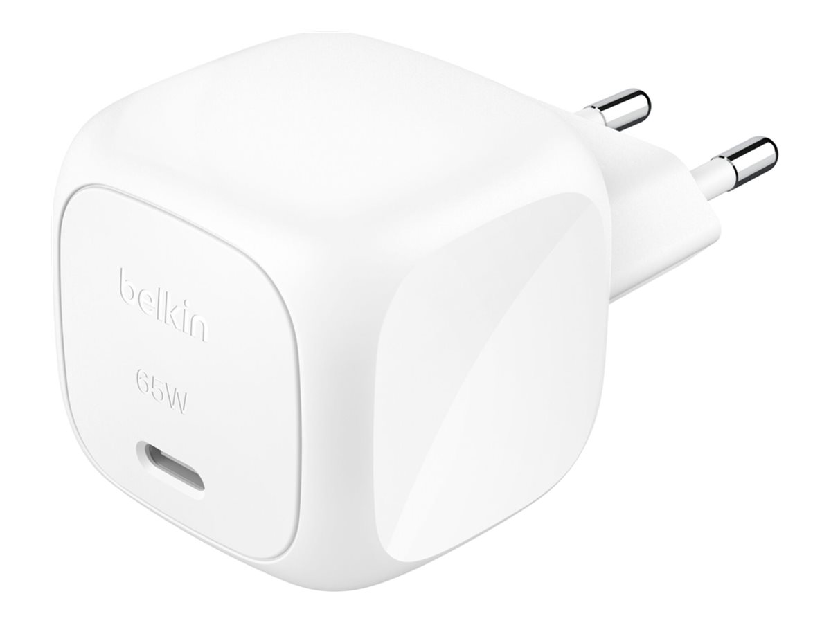 Belkin BoostCharge Power Adapter, Weiß, USB-C, 65W