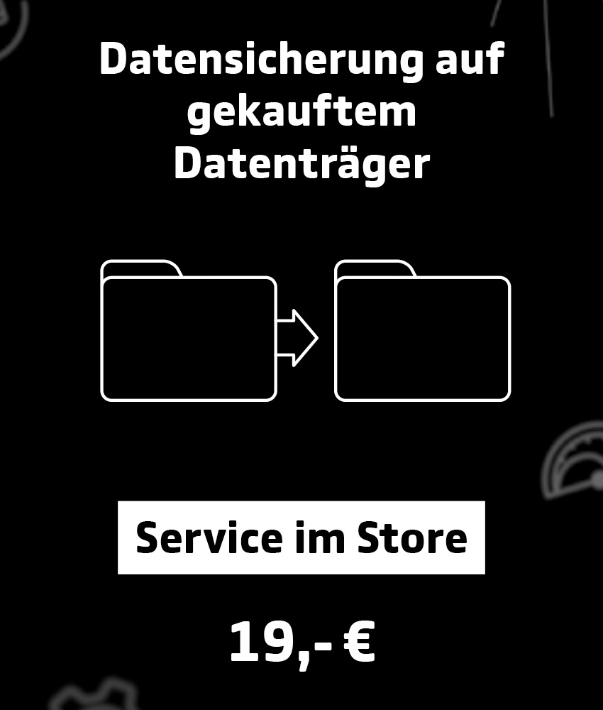 Datensicherung auf Festplatte