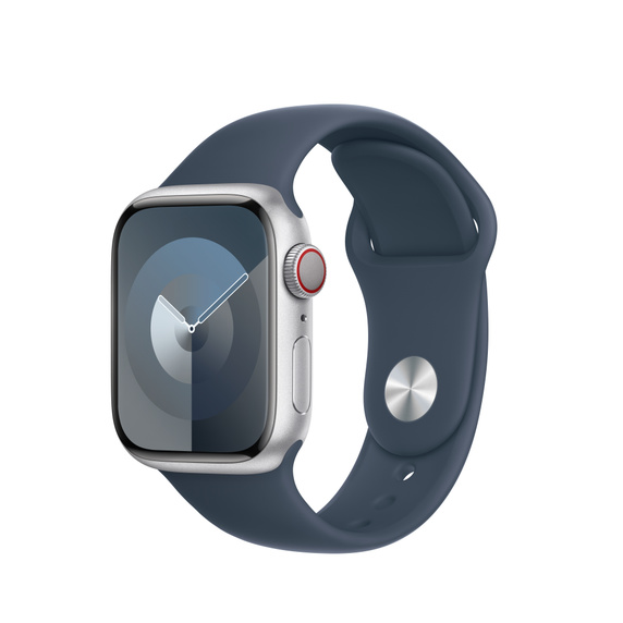 Apple Sportarmband Sturmblau, 38/40/41/42mm (Series 10/11), S/M, Kunststoff