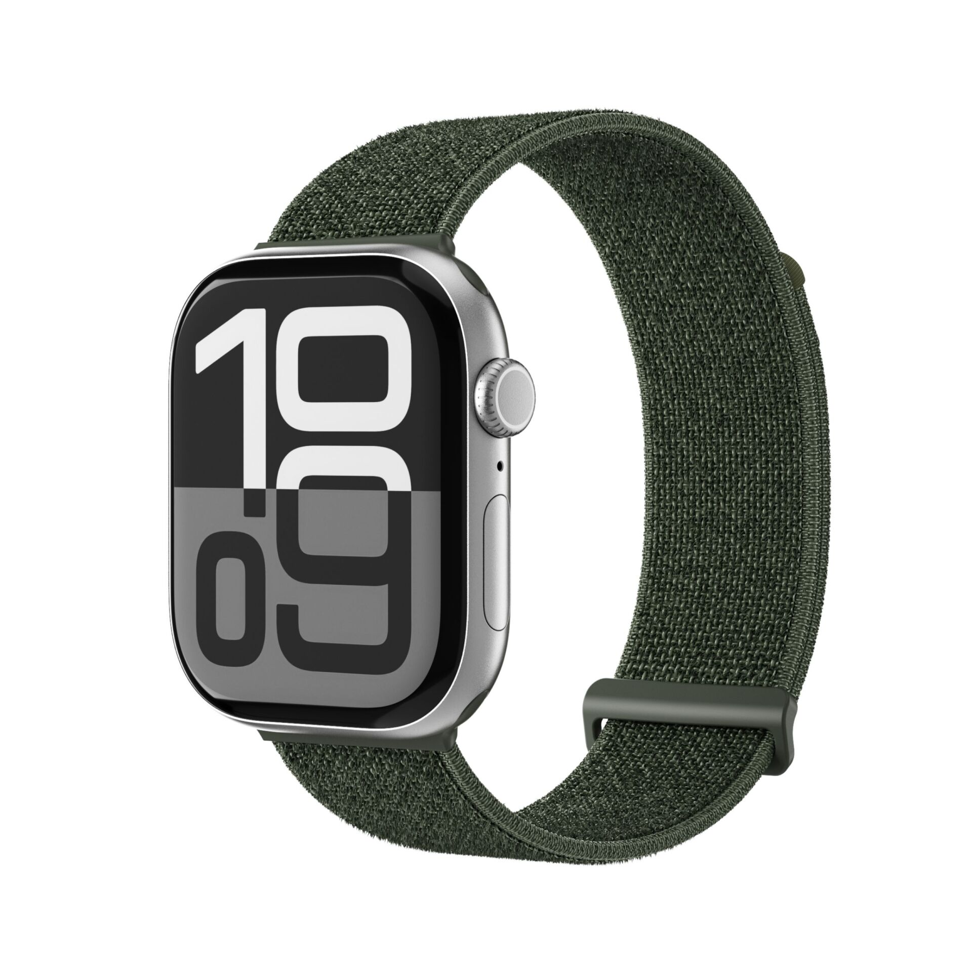 Vonmählen Fitness Loop 2 für Apple Watch, Olive, 42 (Series 1/2/3)/44/45/46/49mm