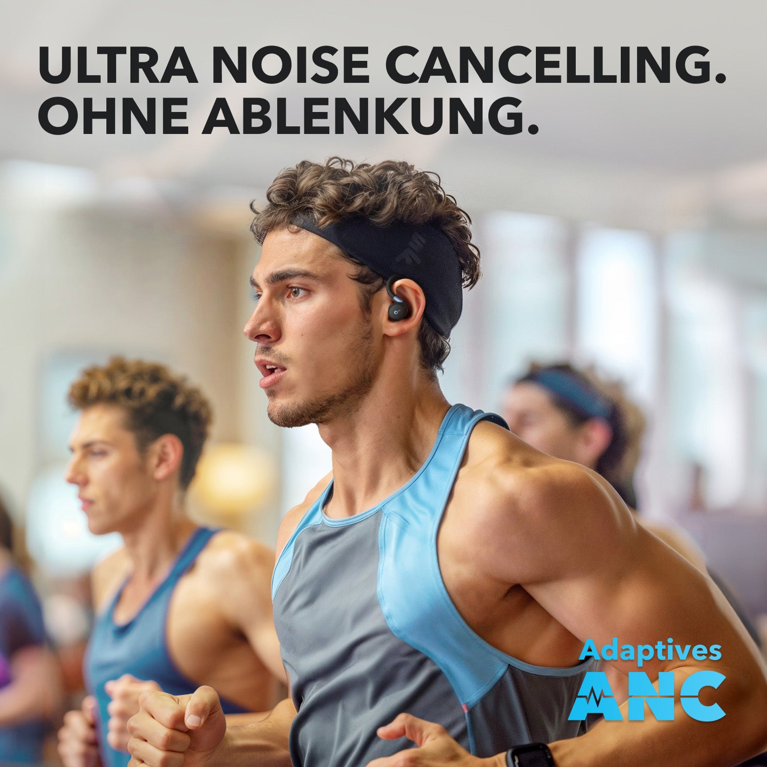 Anker Soundcore Sport X20 Kopfhörer, Schwarz, In-Ear, Kabellos