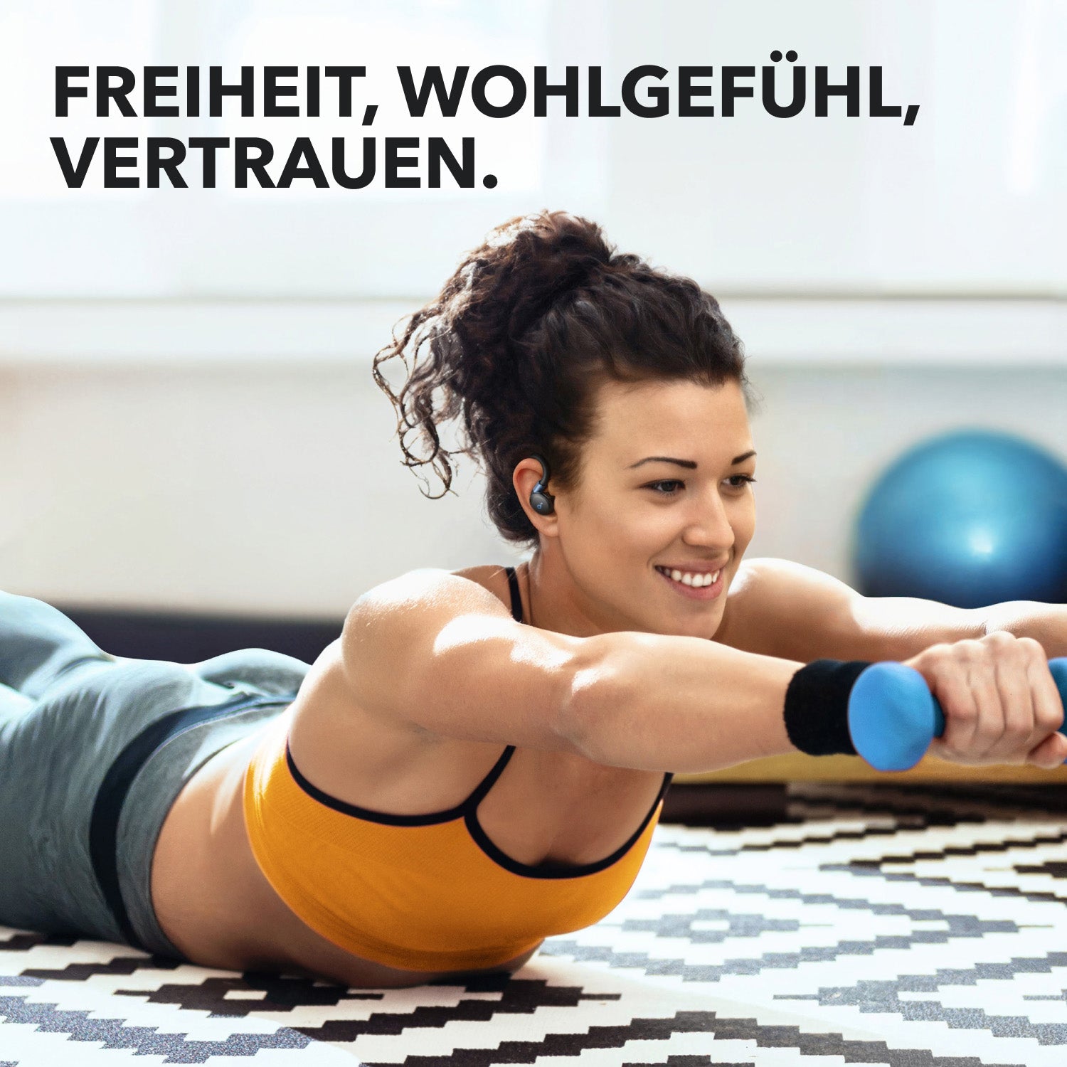 Anker Soundcore Sport X20 Kopfhörer, Schwarz, In-Ear, Kabellos