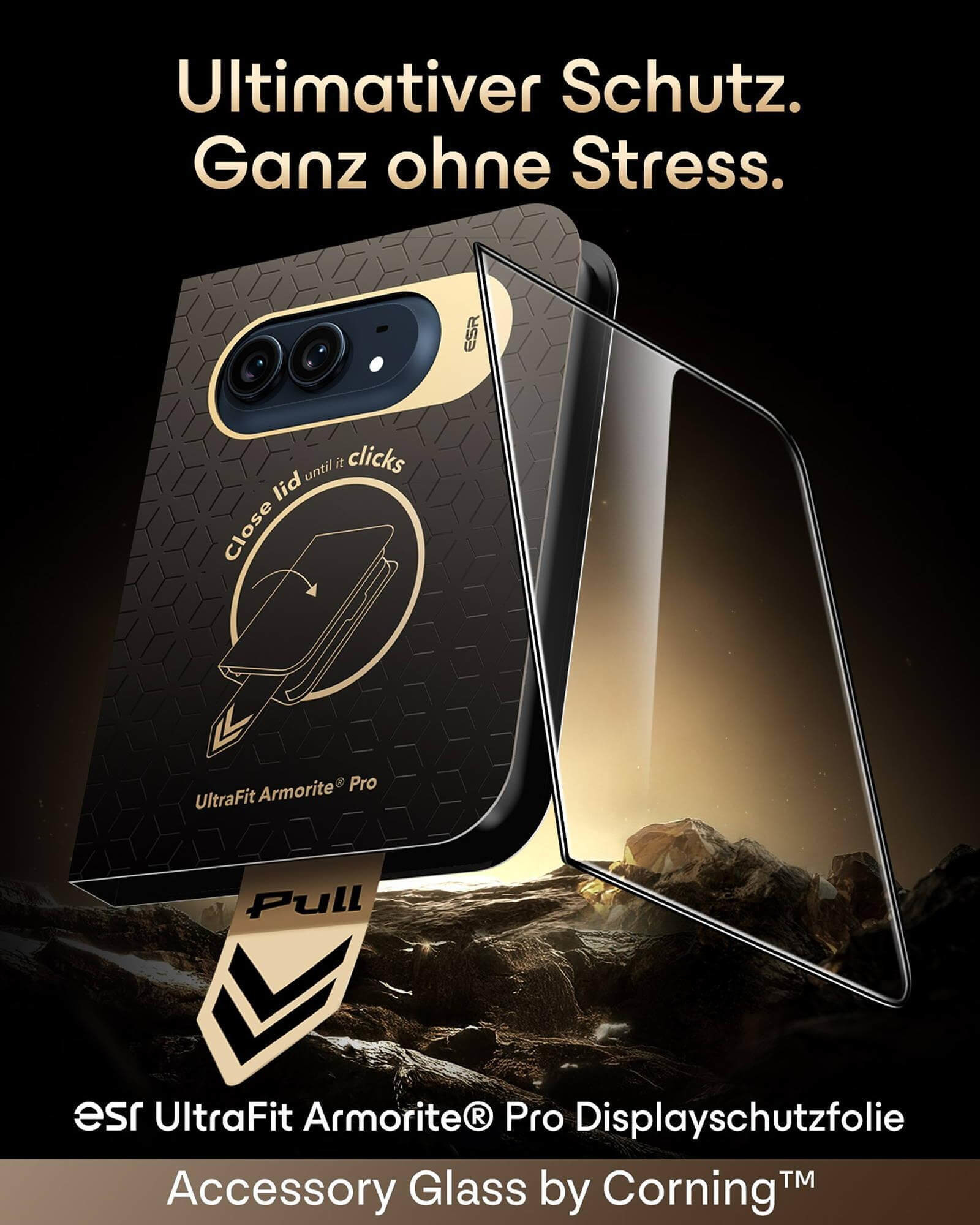 ESR Displayschutzglas für iPhone Duo