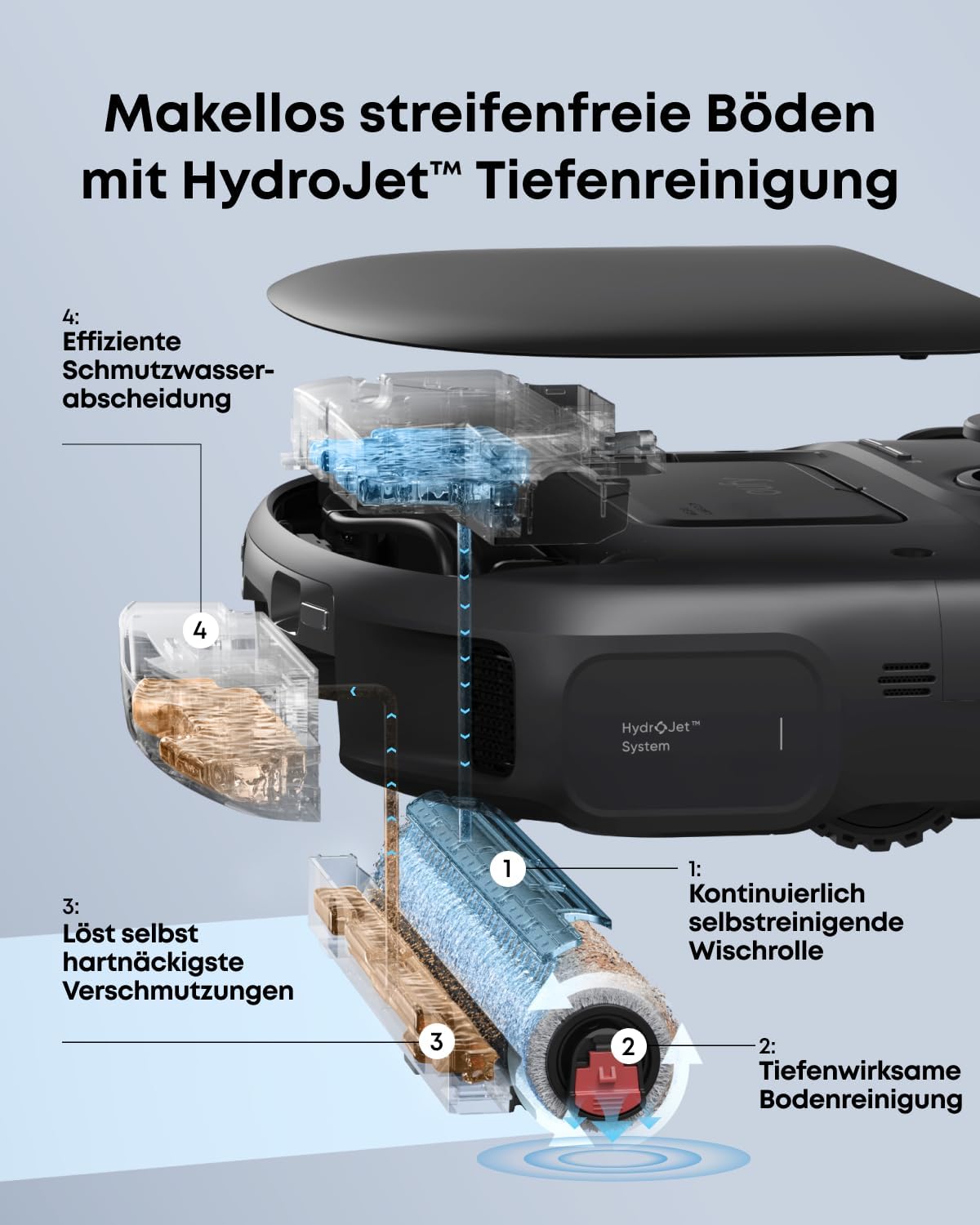 EUFY Robot Vacuum Omni C28, Saug- und Wischroboter