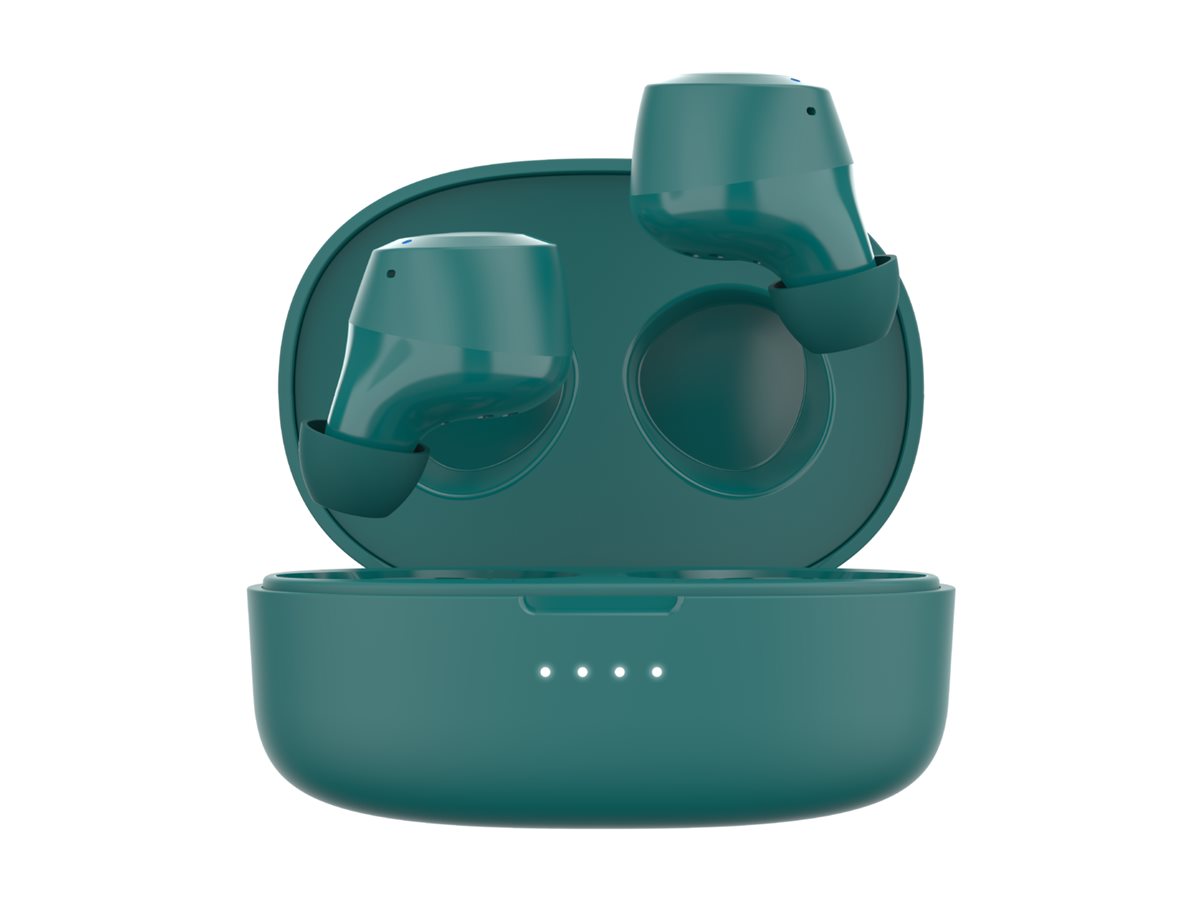 Belkin SoundForm Bolt Kopfhörer, Blau/Grün, In-Ear, Kabellos