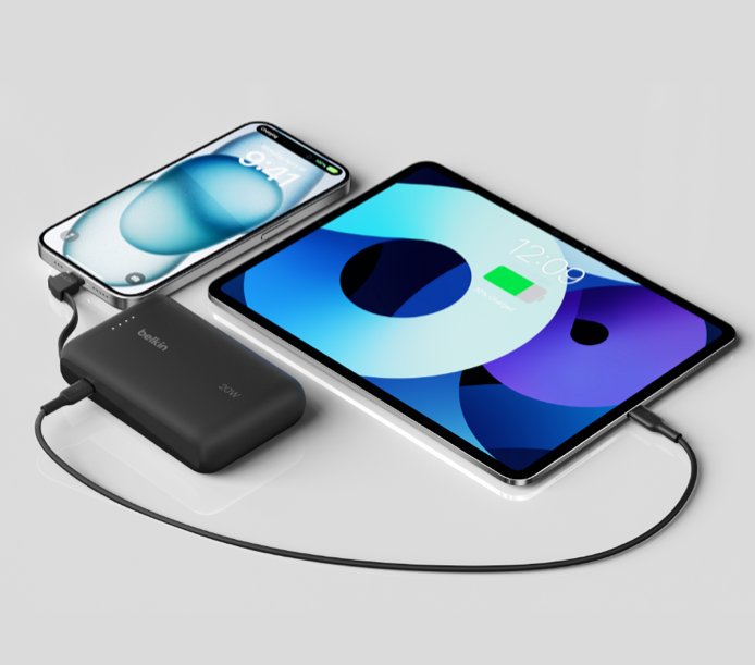 Belkin Powerbank mit integriertem USB-C Kabel
