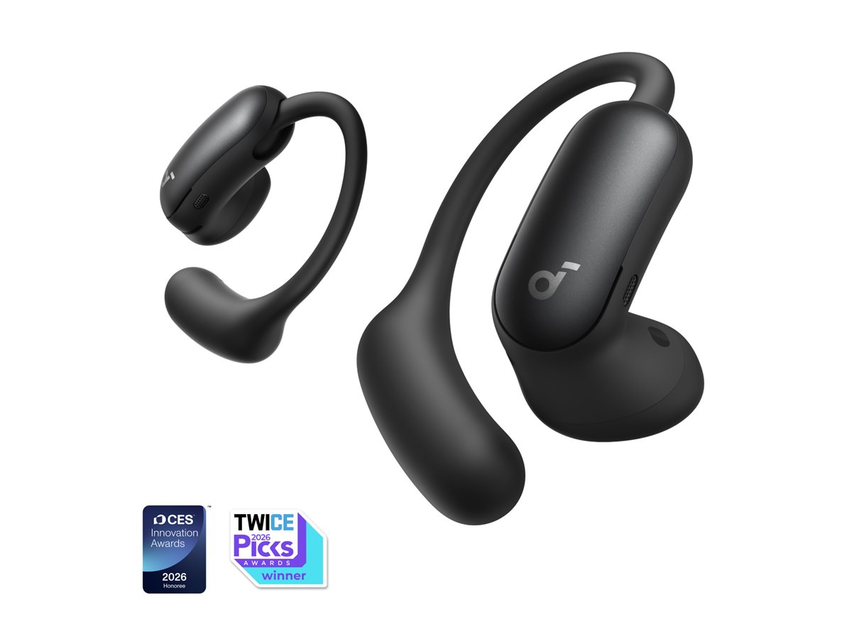 Soundcore AeroFit 2 Pro Open-Ear Kopfhörer, Schwarz, Kabellos