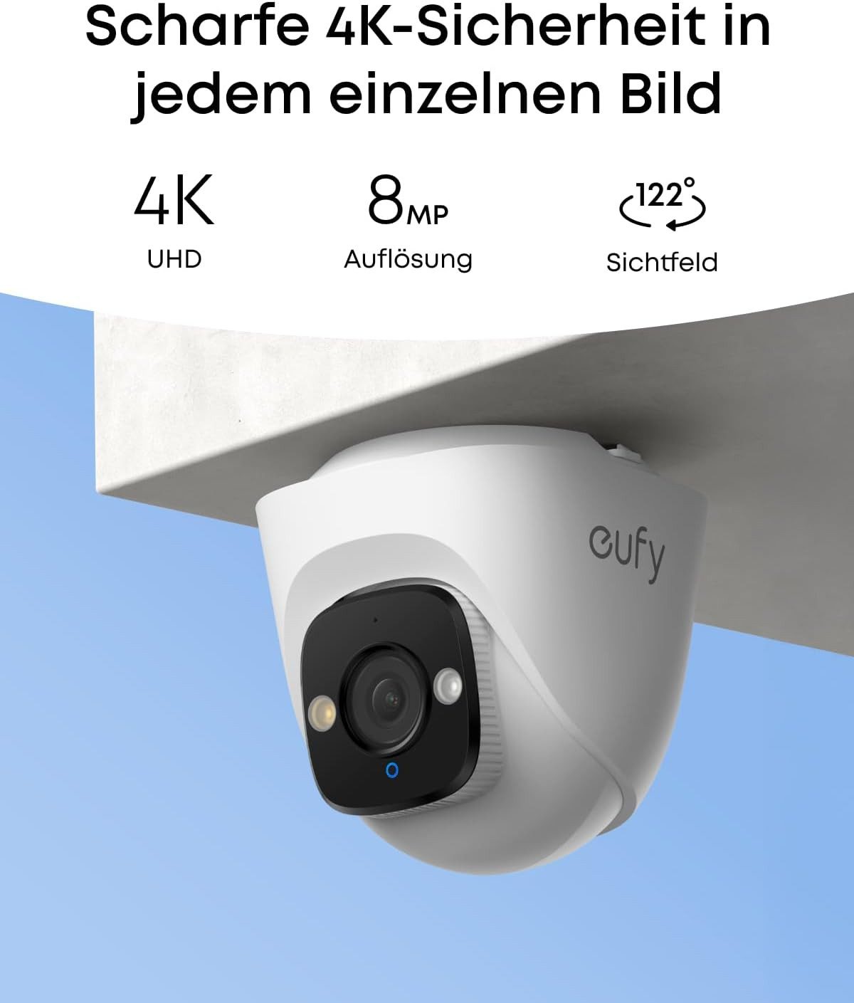Anker eufy PoE NVR Security System S4 Max 3-Linsen Bullet-PTZ-Kameras IP-Überwachungskamera