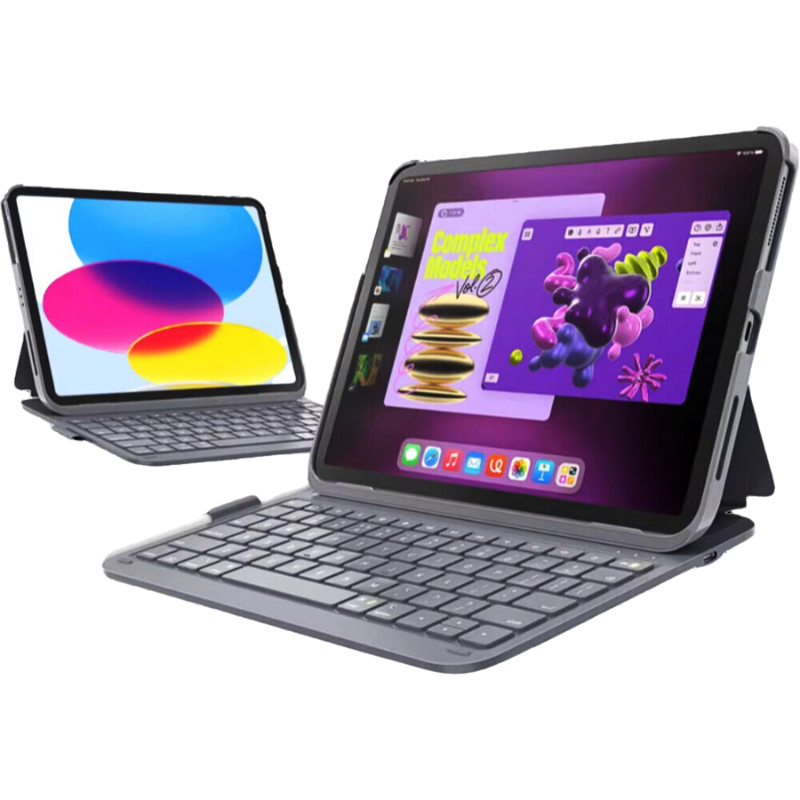 DEQSTER Slim PRO Keyboard iPad 10,9" (10. Gen.), iPad Air (4./5. Gen), iPad Pro 11" (1.-4. Gen)
