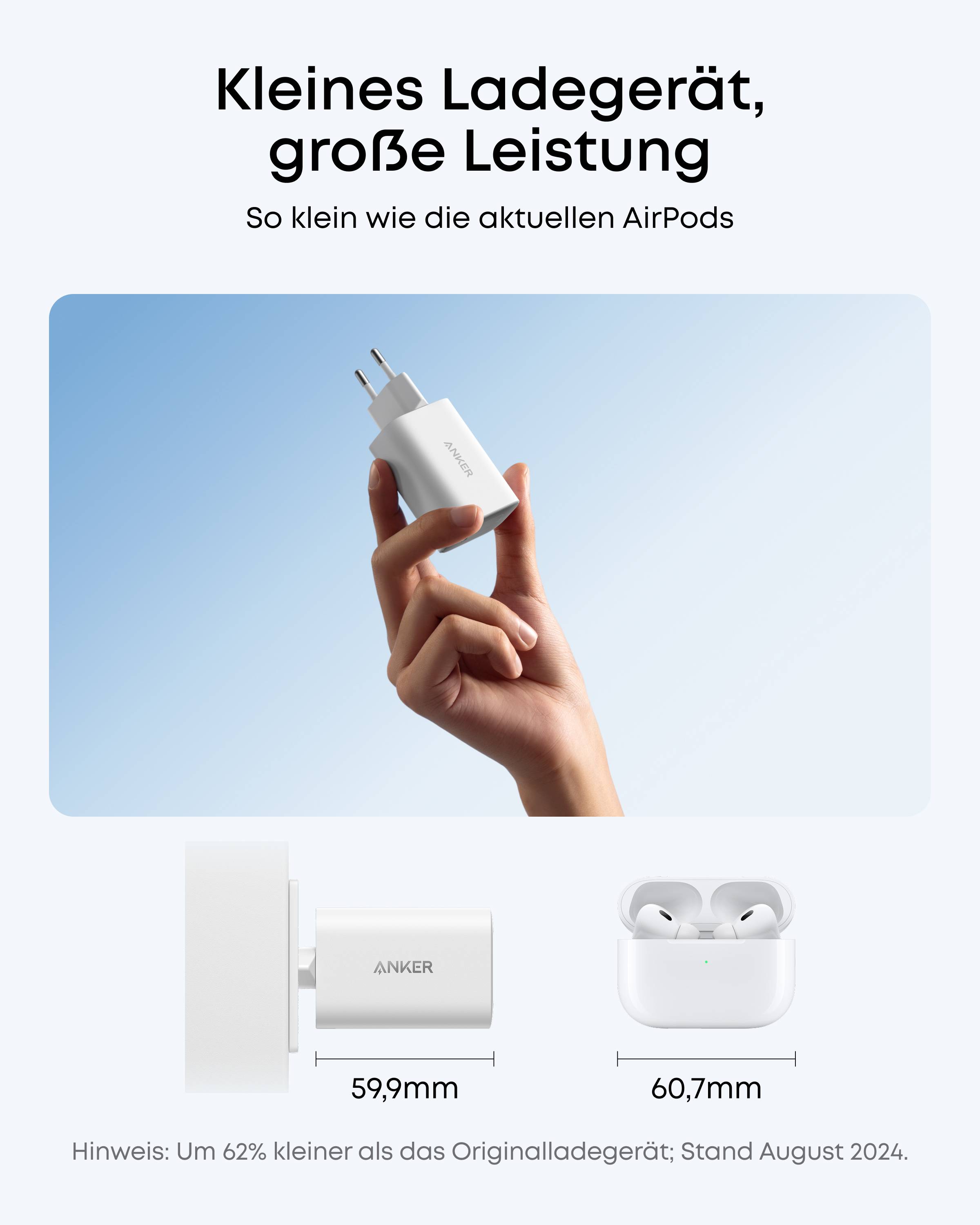 Anker Nano Charger 100W mit USB-C Kabel
