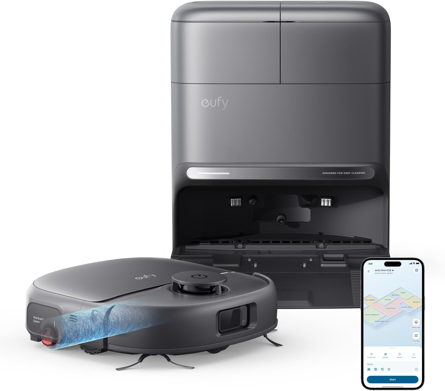 EUFY Robot Vacuum Omni C28, Saug- und Wischroboter