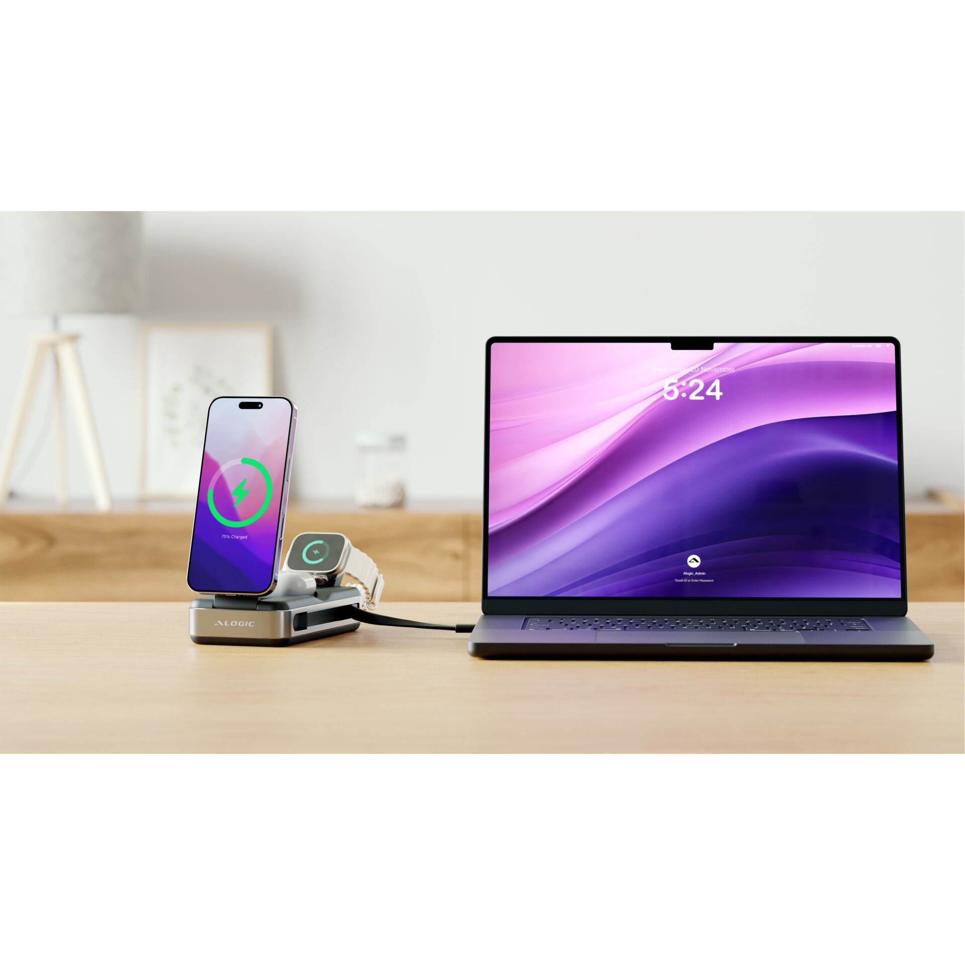 Alogic Roam 6-in-1 Powerbank mit QI2
