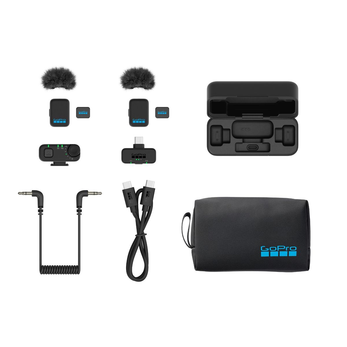 GoPro Komplettes kabelloses Mikrofon-Kit